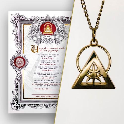 The Eternal Oath paper and pendant